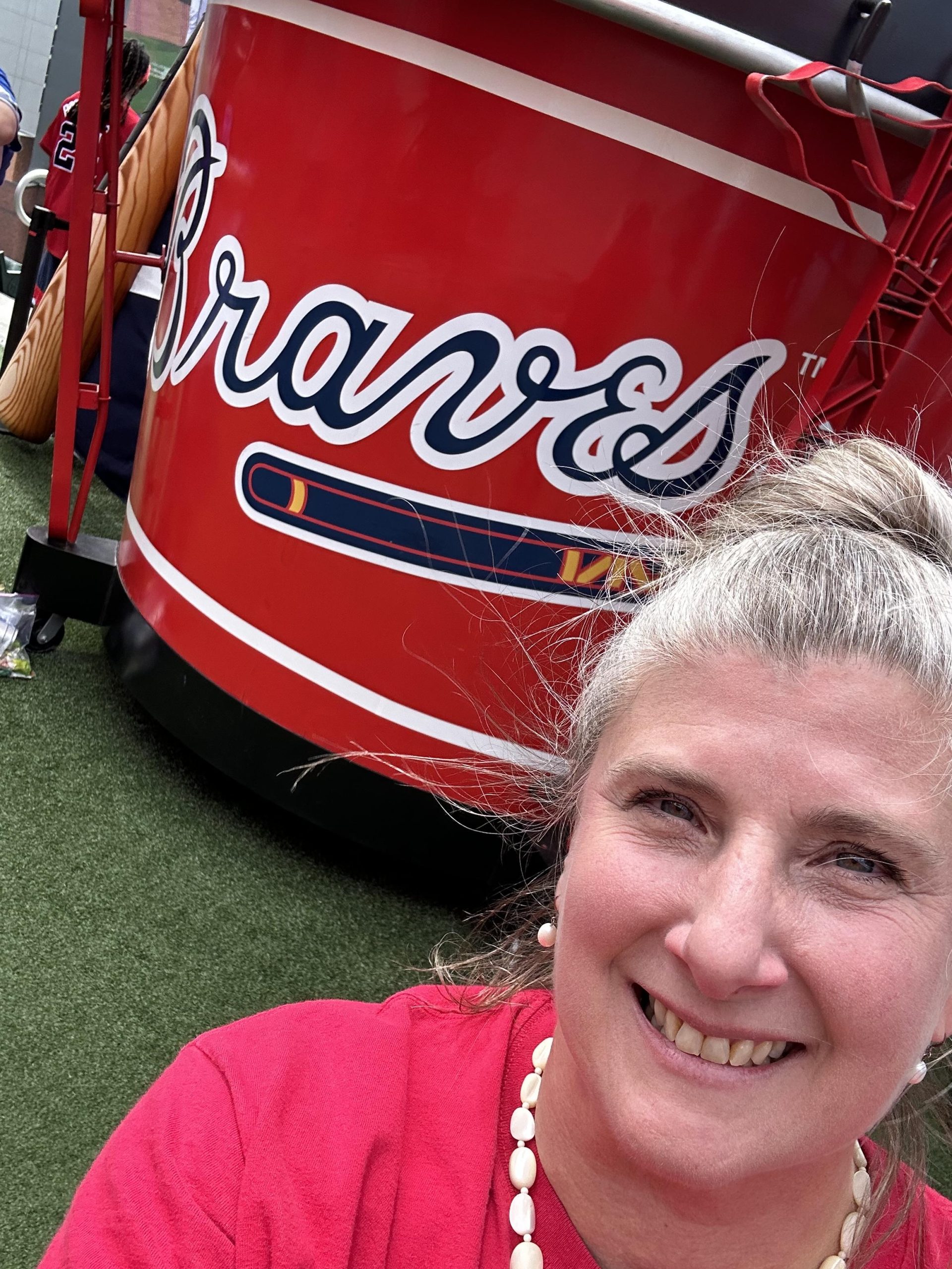 Fun walking around the Braves Stadium